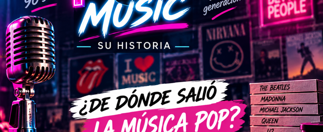 ¿De dónde salió la música pop?